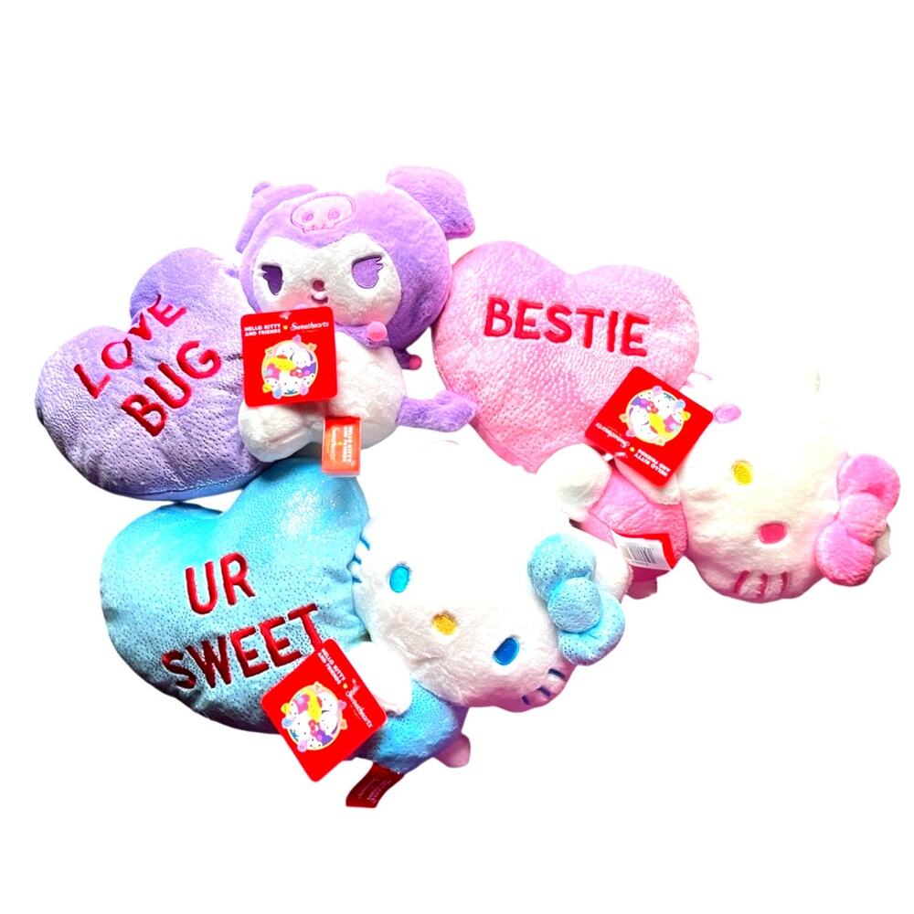 NEW for 2026! Hello Kitty Sweethearts 8" Plush Set of Three